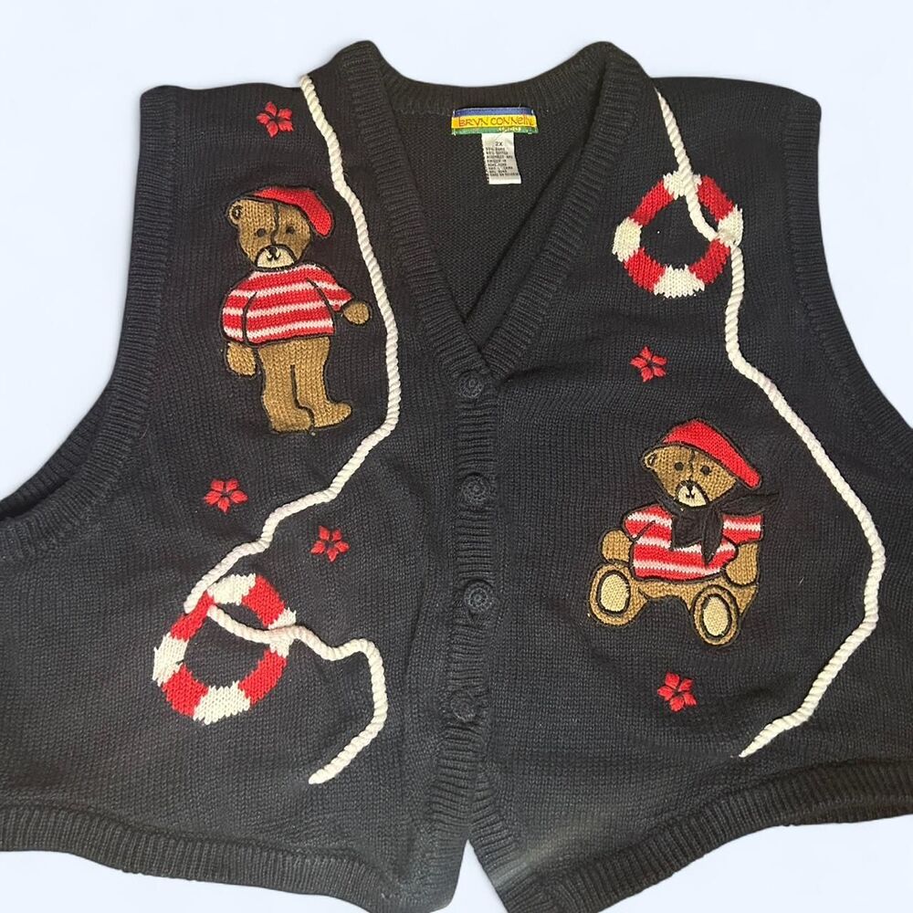 Bryn-Connelly Women's Knit Sweater Vest! Size 2x